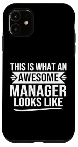 Lustiges Manager-Design mit Spruch "Awesome Manager" Zitat Hülle für iPhone 11 Lustiges Manager-Design mit Spruch "Awesome Manager" Zitat Hülle für iPhone 11 von alae