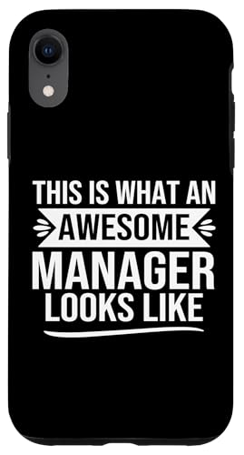 Lustiges Manager-Design mit Spruch "Awesome Manager" Zitat Hülle für iPhone XR Lustiges Manager-Design mit Spruch "Awesome Manager" Zitat Hülle für iPhone XR von alae