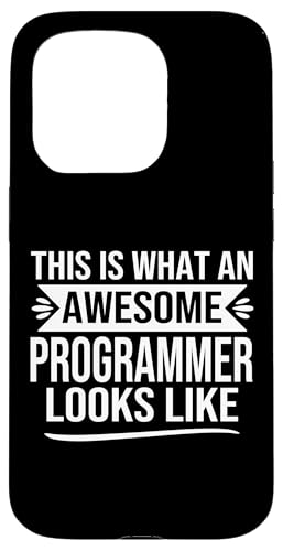 Lustiges Programmierer-Design Spruch Zitat Awesome Programmer Hülle für iPhone 15 Pro Lustiges Programmierer-Design Spruch Zitat Awesome Programmer Hülle für iPhone 15 Pro von alae