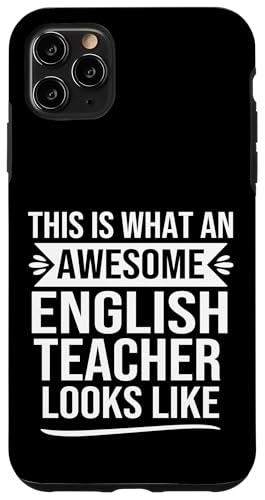 Lustiges englisches Lehrer-Design, Zitat für Englischlehrer Hülle für iPhone 11 Pro Max von alae