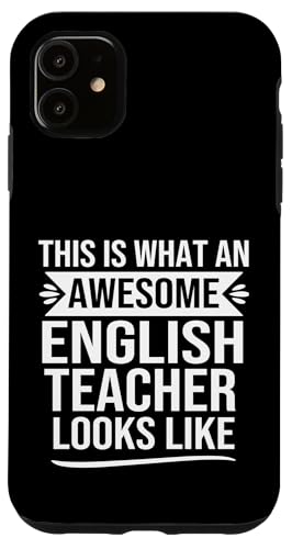 Lustiges englisches Lehrer-Design, Zitat für Englischlehrer Hülle für iPhone 11 von alae