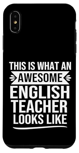 Lustiges englisches Lehrer-Design, Zitat für Englischlehrer Hülle für iPhone XS Max von alae