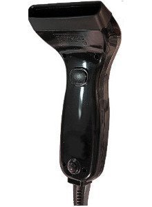 Albasca USB Hand-Barcode-Scanner CCD Barcodescanner 82mm Handgerät, in Schwarz von albasca