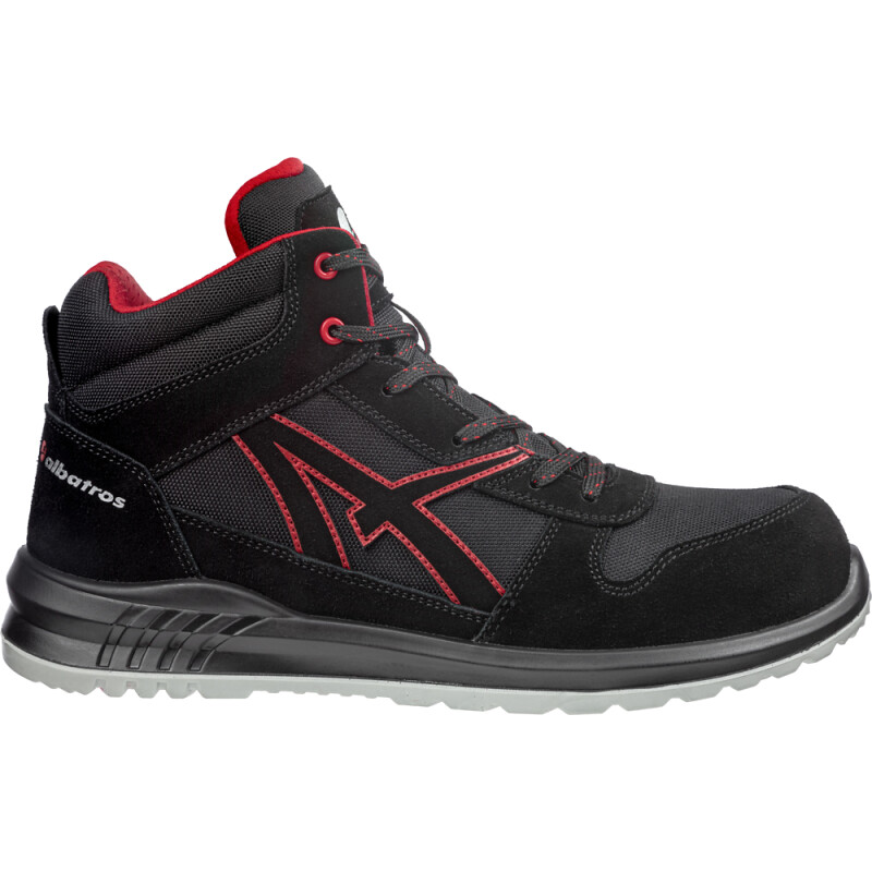 albatros CLIFTON MID bequemer hoher Sicherheitsschuh S3 schwarz/rot Gr. 38 albatros CLIFTON MID bequemer hoher Sicherheitsschuh S3 schwarz/rot Gr. 38 von albatros