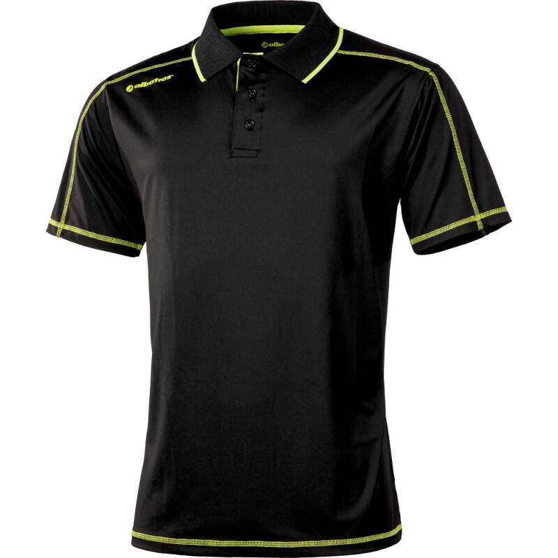 albatros CLIMA Funktions-Poloshirt für Beruf und Freizeit schwarz/gelb Gr. L von albatros