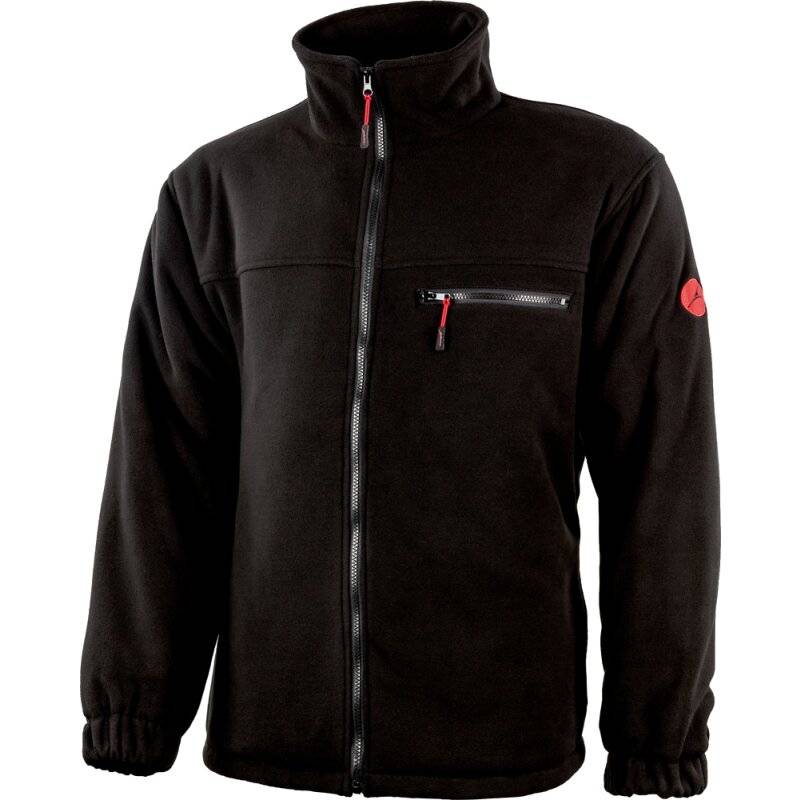 albatros POLAR Warmfleece-Jacke mit wattiertem Steppfutter schwarz Gr. 4XL von albatros