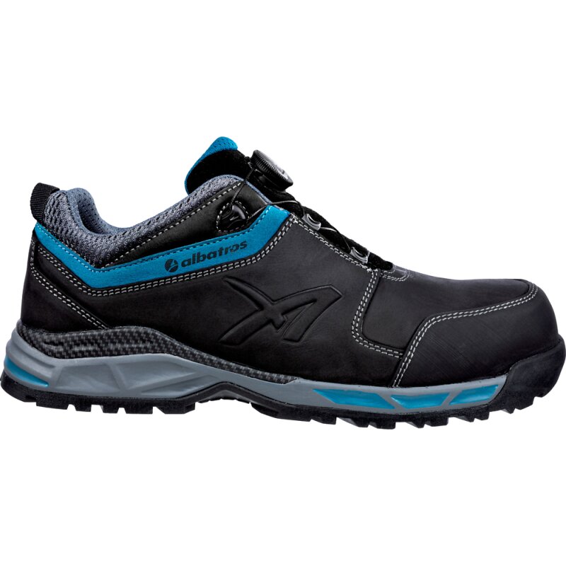 albatros TOFANE BLACK QL LOW Sicherheitsschuh S3 mit QUICK LOCK schwarz/blau Gr. 47 albatros TOFANE BLACK QL LOW Sicherheitsschuh S3 mit QUICK LOCK schwarz/blau Gr. 47 von albatros