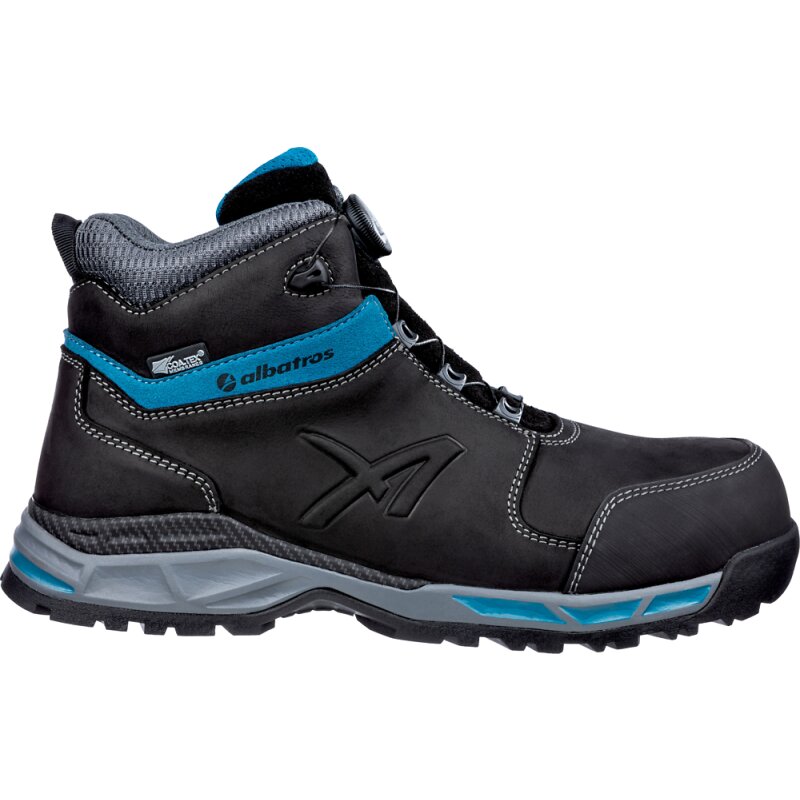 albatros TOFANE BLACK QL MID hoher Sicherheitsschuh S3 mit QUICK LOCK schwarz/blau Gr. 43 albatros TOFANE BLACK QL MID hoher Sicherheitsschuh S3 mit QUICK LOCK schwarz/blau Gr. 43 von albatros