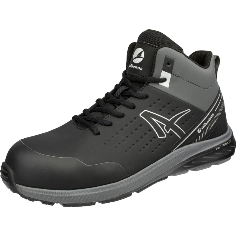 albatros VIGOR 2 IMPULSE BLACK MID S3S ESD hoher bequemer Sicherheitsschuh grau 47 albatros VIGOR 2 IMPULSE BLACK MID S3S ESD hoher bequemer Sicherheitsschuh grau 47 von albatros