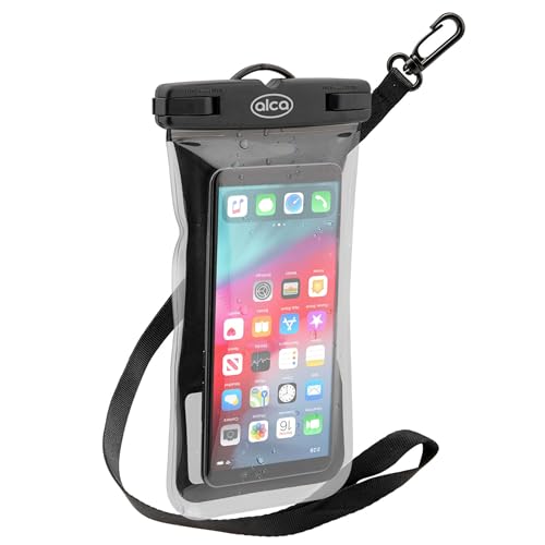 alca® wasserdichte Handyhülle Floating, schwimmt Oben, bis 6,6 Zoll Smartphones von alca