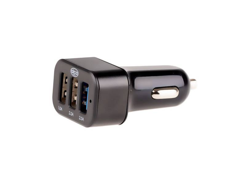 alca USB Ladegerät Quick charge 3.0 schwarz USB-Kabel von alca