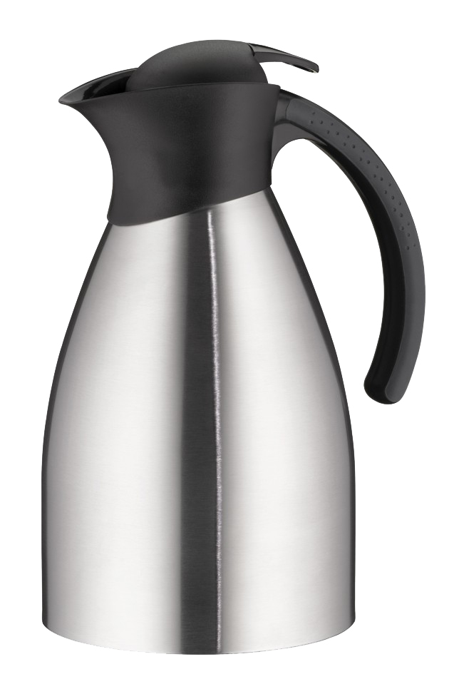 alfi Isolierkanne BONO TOPTHERM, 1,5 Liter, silber/schwarz von alfi