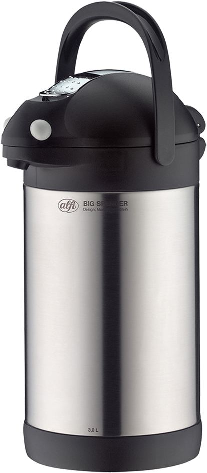 alfi Pump-Isolierkanne BIG SPENDER TT, 3 Liter, Edelstahl von alfi