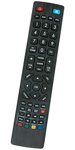 ALLIMITY DH-2085 Fernbedienung Ersatz für Technika FHD TV 22F22B-FHD 24E21B-FHD 24F22B-HD/DVD 24F22W-HD/DVD 32F22B-FHD 32F22W-FHD/DVD 32G22B-HD 40-E271 40F22B-FHD/DVD 50G22B-FHD von allimity