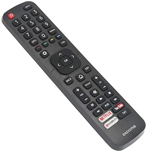 ALLIMITY EN2X27HS Fernbedienung Ersetzen für Hisense Smart LED TV with Netflix YouTube H32M2600 H32MEC2650 H40M2600 H49M2600 H49MEC3050 H50M3300 H50M5500 H55M3300 H65M5500 H65M5508 H65MEC5555 ALLIMITY EN2X27HS Fernbedienung Ersetzen für Hisense Smart LED TV with Netflix YouTube H32M2600 H32MEC2650 H40M2600 H49M2600 H49MEC3050 H50M3300 H50M5500 H55M3300 H65M5500 H65M5508 H65MEC5555 von allimity