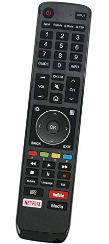 ALLIMITY EN3Y39H Fernbedienung Ersetzen fit für Hisense 4K UHD TV H75U9A H43A6550 H43AE6400 H65U9A H65AE6400 H65U7A H55A6550 H55AE6400 H55U7A H50A6550 H50AE6400 ALLIMITY EN3Y39H Fernbedienung Ersetzen fit für Hisense 4K UHD TV H75U9A H43A6550 H43AE6400 H65U9A H65AE6400 H65U7A H55A6550 H55AE6400 H55U7A H50A6550 H50AE6400 von allimity