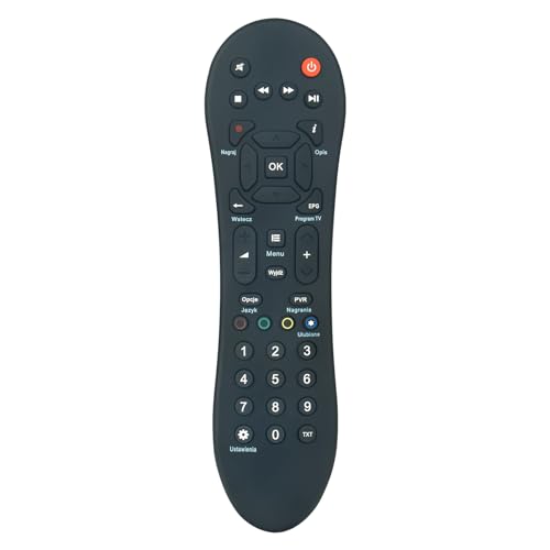 ALLIMITY Fernbedienung Ersatz passend für Cyfrowy Polsat Dekodera HD6000 HD7000 DVB-T HD1000 HD3000 HD2000 HD5000 HD5500S ALLIMITY Fernbedienung Ersatz passend für Cyfrowy Polsat Dekodera HD6000 HD7000 DVB-T HD1000 HD3000 HD2000 HD5000 HD5500S von allimity