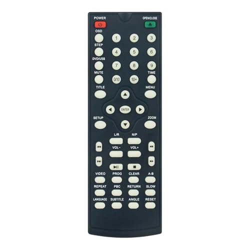 ALLIMITY Fernbedienung Ersatz passend für Majority DVD CD Player SCH-DVD-BLK SCHDVDBLK ALLIMITY Fernbedienung Ersatz passend für Majority DVD CD Player SCH-DVD-BLK SCHDVDBLK von allimity