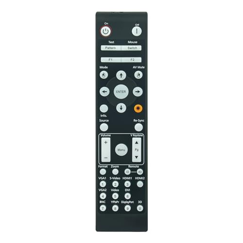 ALLIMITY Fernbedienung Ersatz passend für Optoma Projector BR-3070L EH503 EH415 EH503e EH505 EH505e EH515 EH515T W415 W515T WU515 W505 W515 WU515T X515 X600 X605 X605e BR541 BR561 ALLIMITY Fernbedienung Ersatz passend für Optoma Projector BR-3070L EH503 EH415 EH503e EH505 EH505e EH515 EH515T W415 W515T WU515 W505 W515 WU515T X515 X600 X605 X605e BR541 BR561 von allimity