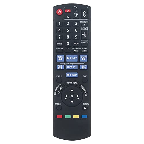 ALLIMITY N2QAKB000079 Ersatz Fernbedienung passend für Panasonic Blu Ray Disc Player DMP-BD45EG DMP-BD45EFK DMP-BD45EB DMPBD45EG DMPBD45EFK DMPBD45EB ALLIMITY N2QAKB000079 Ersatz Fernbedienung passend für Panasonic Blu Ray Disc Player DMP-BD45EG DMP-BD45EFK DMP-BD45EB DMPBD45EG DMPBD45EFK DMPBD45EB von allimity