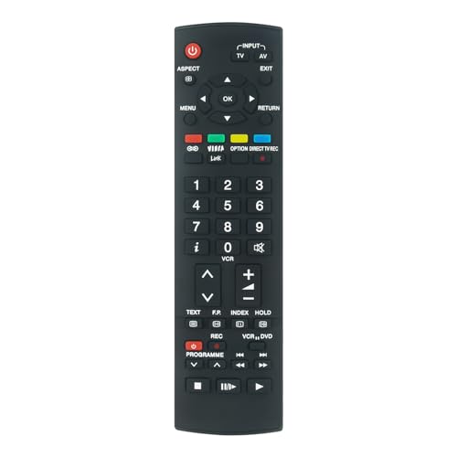 ALLIMITY N2QAYB000223 Fernbedienung Ersatz passend für Panasonic Virera TV TH-37PX8E TH-37PX8EA TH-42PV8P TH-42PV8PA TX-26LE8PS TX-26LM70FA TX-32LE8PA TX-32LE8PS TX-32LM70FA TX-32LM70LA TX-32LM70PA von allimity