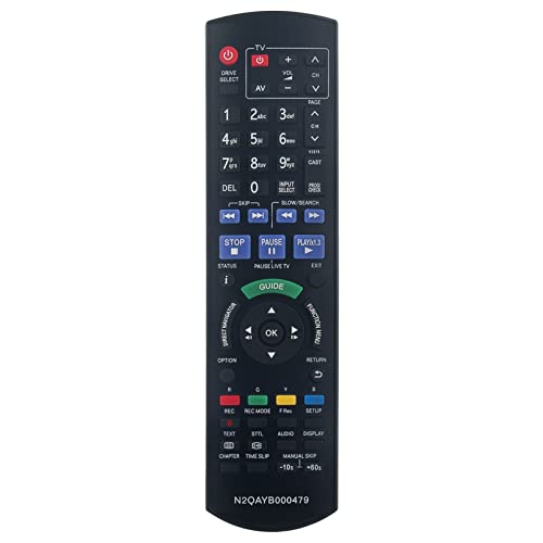 ALLIMITY N2QAYB000479 Fernbedienung Ersetzen für Panasonic DVD TV Recorder DMR-XW480 DMRXW480 von allimity