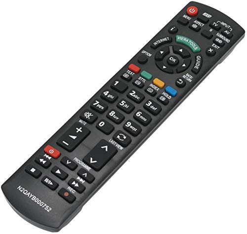 ALLIMITY N2QAYB000752 Fernbedienung Ersetzen für Panasonic TX-P42GTS31 TX-P42GTX34 TX-P42ST30 TX-P42ST31 TX-P42ST32 TX-P42ST33 TX-P42UT30 TX-P46GT30 TX-P46GTF32 TX-P46GTN33 von allimity