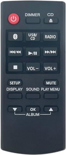 ALLIMITY N2QAYB000944 Ersatz Fernbedienung passend für Panasonic Stereo System SC-HC29 SC-HC295 SC-HC39 SC-HC39DBEWK SC-HC39EC-W SC-HC29EC-W SC-HC301EF-K SC-HC29EGK SC-HC397EGW SC-HC39EFK SC-HC29EF-K ALLIMITY N2QAYB000944 Ersatz Fernbedienung passend für Panasonic Stereo System SC-HC29 SC-HC295 SC-HC39 SC-HC39DBEWK SC-HC39EC-W SC-HC29EC-W SC-HC301EF-K SC-HC29EGK SC-HC397EGW SC-HC39EFK SC-HC29EF-K von allimity