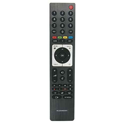 ALLIMITY RC3304803/01 Fernbedienung Ersetzen für GRUNDIG 3D TV TS4187R2 TS4187R-2 RC3304803-01 RC330480301 von allimity