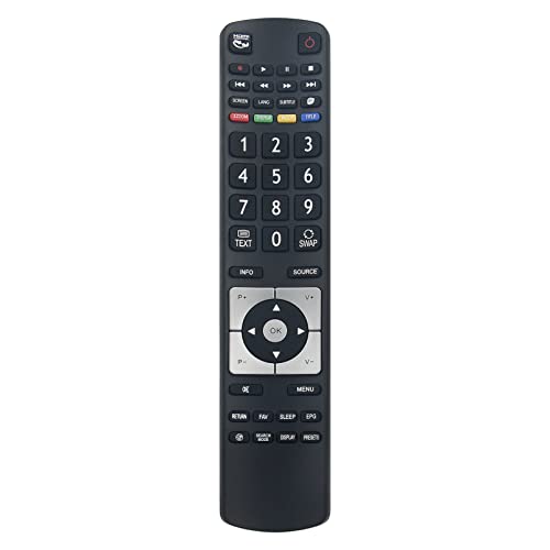 ALLIMITY RC5110 Ersatz Fernbedienung passend für TELEFUNKEN 19FLX905SLU T19N906DVBT T22ED970SILED T26K915LED-DVBCT T26R906HDR-PVR T32CH915 T32E906CTS-PVR T32EP843FHD-DVB-T T32EP981CTS von allimity