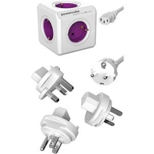 Allocacoc PowerCube ReWirable USB - Stromverteilungseinheit - Wechselstrom 100-250 V - 4 Ausgangsstecker (1811/DERU3P) von allocacoc