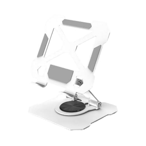 Aluminium-Tablet-Ständer mit 360-Grad-Drehung, verstellbare Erhöhungen und Aussparungen, Kühlhalterung von alloneslife