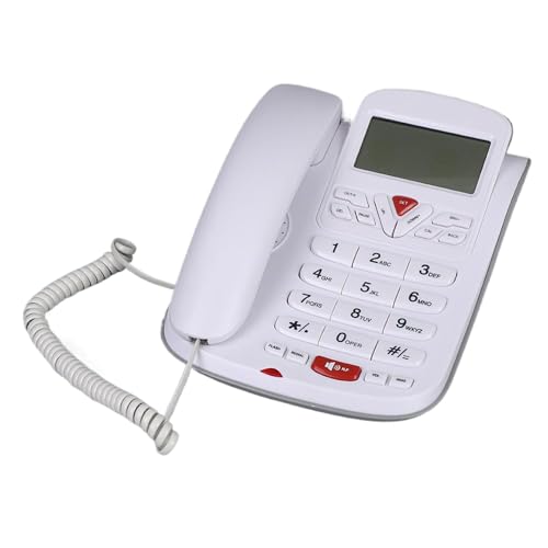 Klassisches Schreibtischtelefon, Heimtelefon für Hotels und Geschäftsbüros, einfach zu bedienen, Doppellochverbindung, Anruferanzeige Klassisches Schreibtischtelefon, Heimtelefon für Hotels und Geschäftsbüros, einfach zu bedienen, Doppellochverbindung, Anruferanzeige von alloneslife