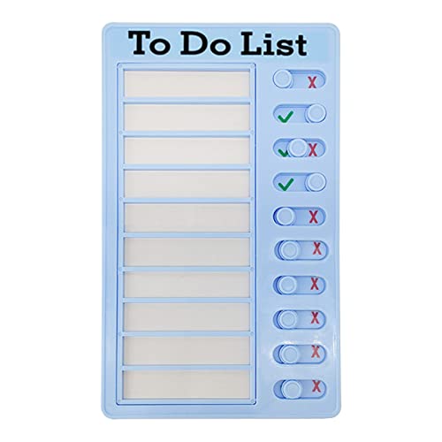Mehrzweck-Notiz-Checklistenblock, 5 verstellbare Checklistenbretter für Auto, Zuhause, Klassenzimmer, Wand von alloneslife