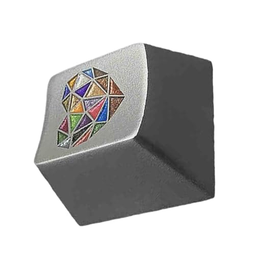 Original Höhe Aluminiumlegierung Metall-Tastenkappe mit buntem Herzmuster für Tastatur-Anpassung Original Höhe Aluminiumlegierung Metall-Tastenkappe mit buntem Herzmuster für Tastatur-Anpassung von alloneslife