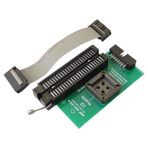 alloneslife ADP_D42_EX-A Adapter für T48-Programmierer, kompatibel mit DIP42 PLCC44 27C800/160/322 27V800, verbessert Effizienz und Genauigkeit alloneslife ADP_D42_EX-A Adapter für T48-Programmierer, kompatibel mit DIP42 PLCC44 27C800/160/322 27V800, verbessert Effizienz und Genauigkeit von alloneslife