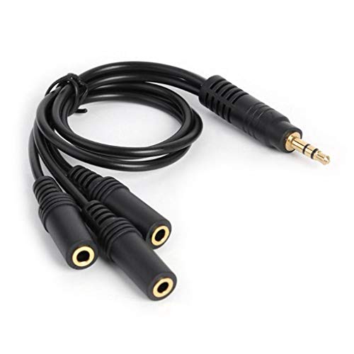 alloneslife Kopfhörer Splitter Soundkabel 3.5mm Port 3 Wege Splitteradapterkabel Für Lautsprecher Player Adapter von alloneslife