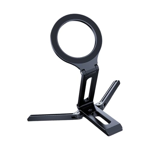 alloneslife Multifunktionale Handyhalterung aus Aluminiumlegierung für den Schreibtisch mit faltbarem Design und tragbarem Komfort von alloneslife