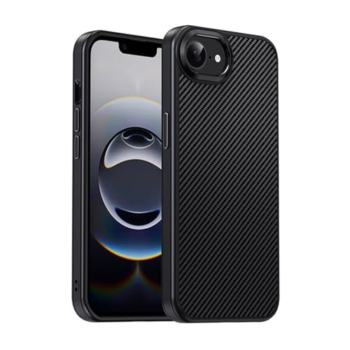alloneslife Schutzhülle für iPhone 16e, kratzfest, stoßfest, Karbonstruktur, Schwarz alloneslife Schutzhülle für iPhone 16e, kratzfest, stoßfest, Karbonstruktur, Schwarz von alloneslife
