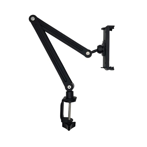alloneslife Tablet-Ständer für Bett und Tisch mit 360 Grad drehbarem Arm für einfaches Betrachten von 11,9 cm / 32,8 cm Bildschirmen von alloneslife