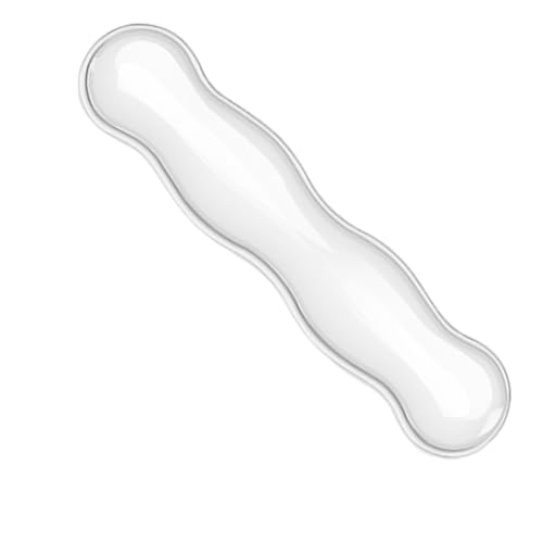 alloneslife Transparente, kühlende Gel-Tastatur-Handauflage, Handgelenkstütze, bequem für Handgelenkauflage, Büro, Handgelenkstütze von alloneslife