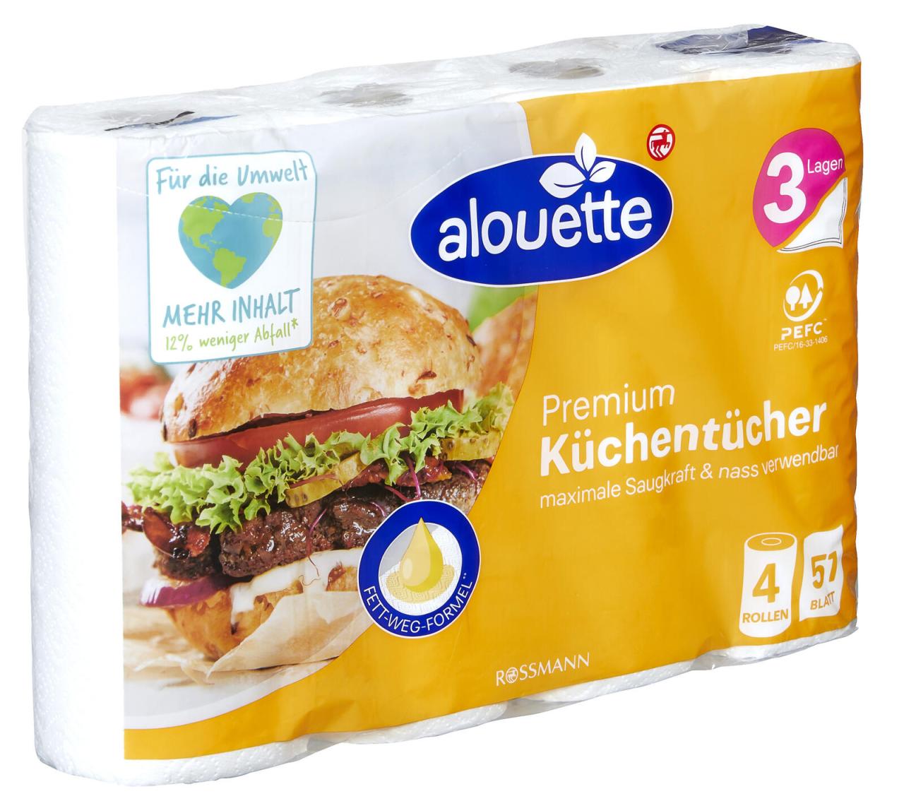 alouette Küchenrollen 3-lagig von alouette