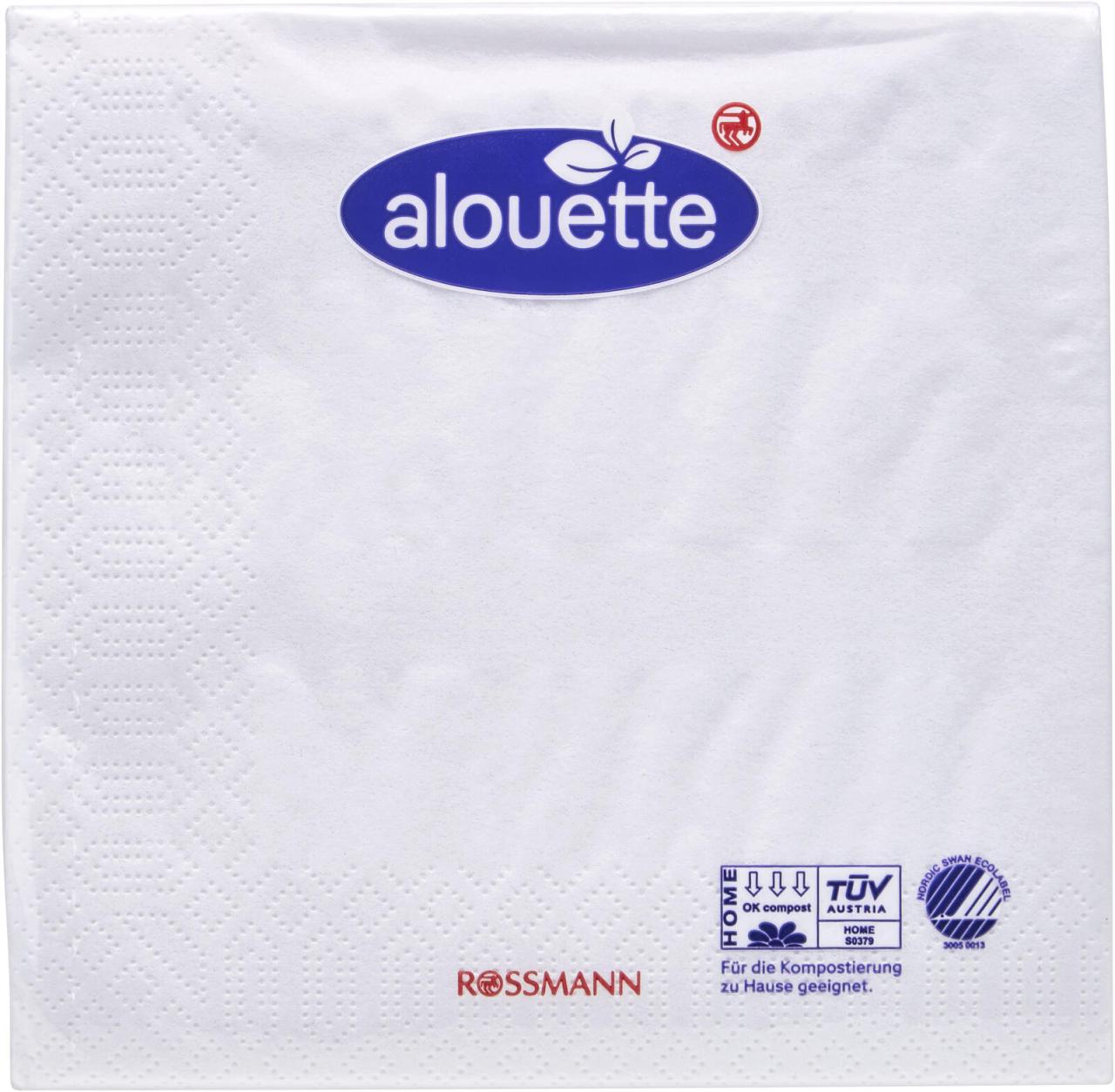 alouette Servietten 25,0 x 25,0 cm von alouette