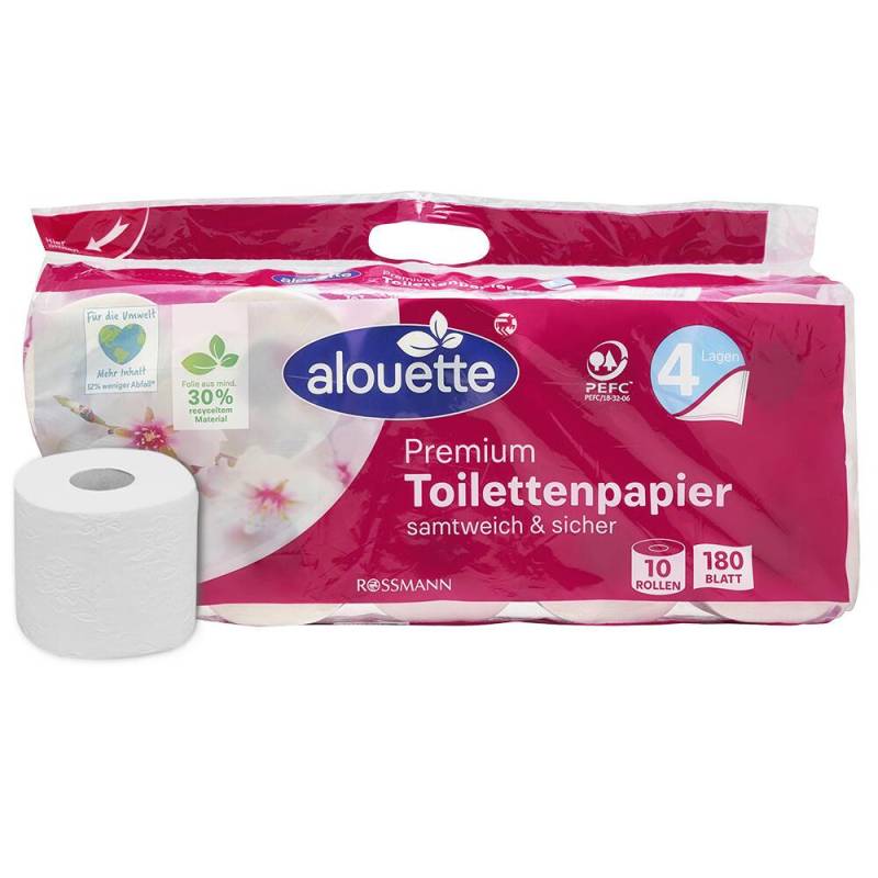 alouette Toilettenpapier 4-lagig von alouette