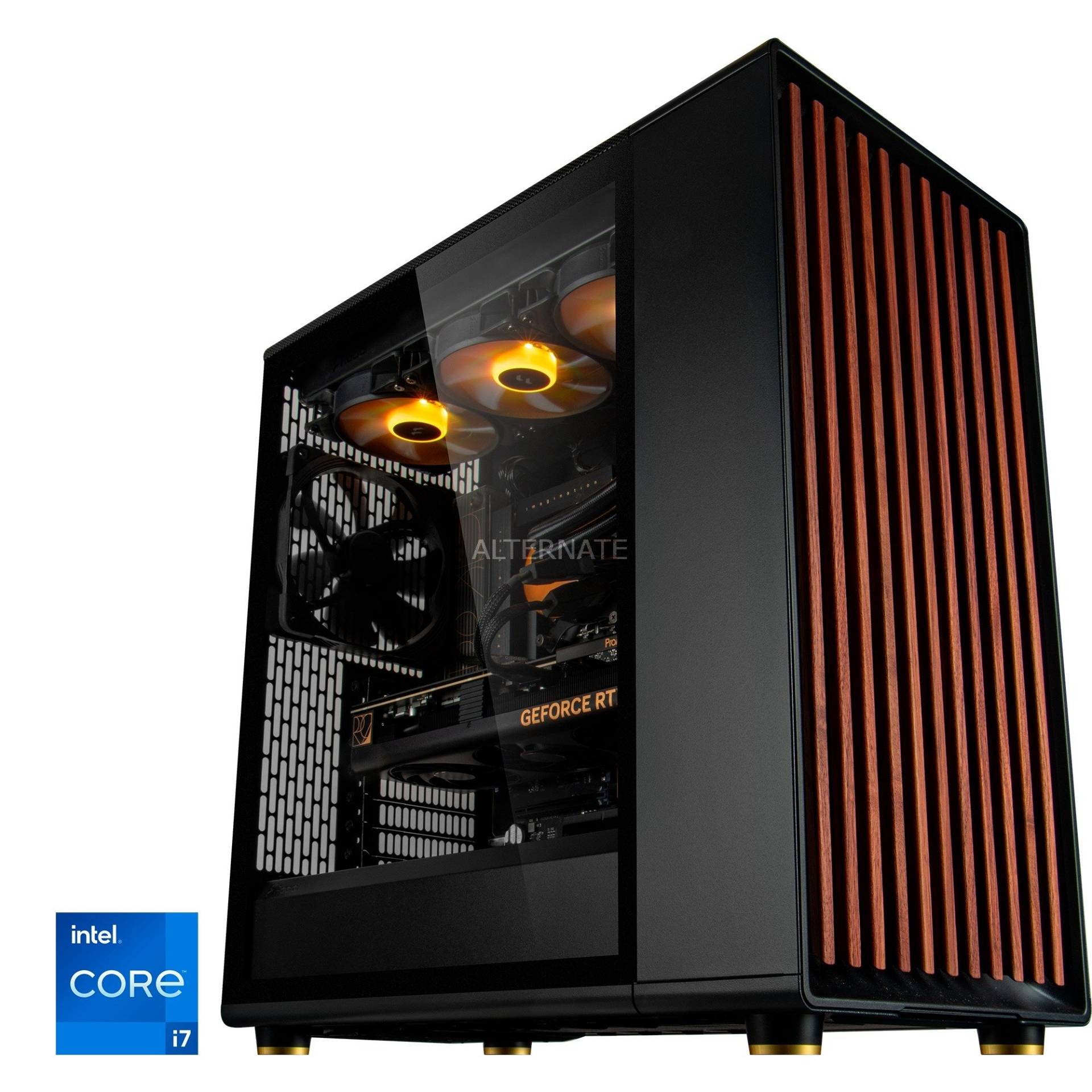 Gaming-PC Fractal Design Edition • RTX 4070 Ti SUPER • Intel® Core™ i7-14700K • 32 GB RAM von alternate