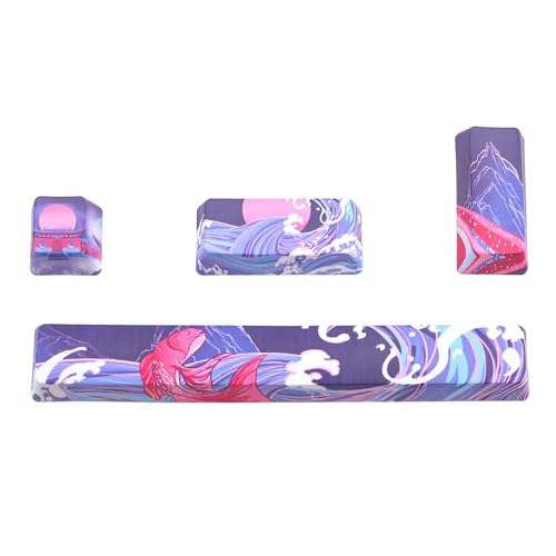 OEM 4-Tastenkappen-Set Enter Space 6,25U Farbstoff-Sublimation für mechanische Tastatur-Tastenkappen von amangul