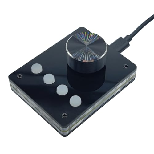 amangul USB-Lautstärkeneinstellungsknopf Lautstärkeregler Tastaturen PC-Sound USB-Lautstärkeregler Multimedia-Controller USB-Adapter von amangul