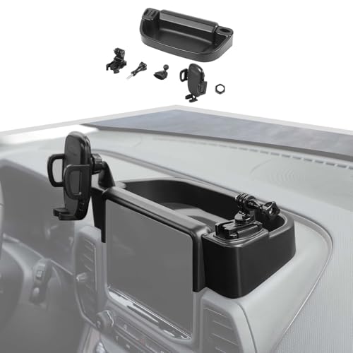 amayum Handy-Halterung für Ford Bronco Sport, mit Aufbewahrungsbox, Armaturenbrett, Handyhalterung mit Ablage, passend für Ford Bronco Sport 2021+ von amayum