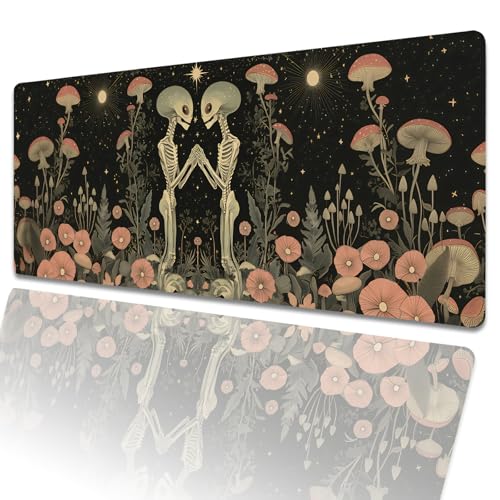 amepay Gaming-Mauspad mit Alien-Skelett-Motiv, 80 x 30 cm, große erweiterte Schreibtischunterlage mit rutschfester Gummiunterseite, Sci-Fi-Mauspad für Computer, PC, Gamer, Büro, Heimdekoration amepay Gaming-Mauspad mit Alien-Skelett-Motiv, 80 x 30 cm, große erweiterte Schreibtischunterlage mit rutschfester Gummiunterseite, Sci-Fi-Mauspad für Computer, PC, Gamer, Büro, Heimdekoration von amepay