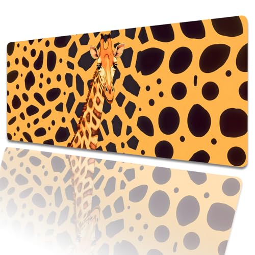 amepay Gaming-Mauspad mit Giraffenmotiv, 80 x 30 cm, große erweiterte Schreibtischunterlage mit rutschfester Gummiunterseite, großes Mauspad für Laptop, Computer, PC, für Gamer, Büro, Heimdekoration amepay Gaming-Mauspad mit Giraffenmotiv, 80 x 30 cm, große erweiterte Schreibtischunterlage mit rutschfester Gummiunterseite, großes Mauspad für Laptop, Computer, PC, für Gamer, Büro, Heimdekoration von amepay